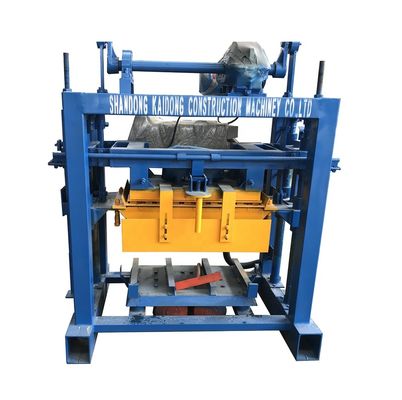 品質  QT4-40 manual hollow block maker mini concrete brick machine 工場
