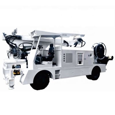 品質  New wet concrete shotcrete machine four wheel steering price with telescopic robotic arm 工場